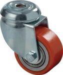 Lenkrolle D.50mm, NW-Nr.: 3000275155 Trgf.120kg m.Rückenloch, 11mm PU BS ROLLEN   