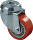 Lenkrolle D.50mm, NW-Nr.: 3000275155 Trgf.120kg m.Rückenloch, 11mm PU BS ROLLEN