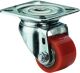 Lenkrolle D.35mm, NW-Nr.: 3000275159 Trgf.100kg m.Platte PU BS, ROLLEN   