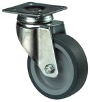 Lenkrolle A80 Durchmesser 75mm Tragkraft 50kg Bauhöhe 103mm Platte 60x60mm