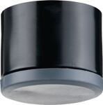 Kunststoffgleiter Trgf.50kg Einbaulänge 36mm Einbautiefe 24mm
