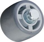 Stollenrolle D.25mm Trgf.50kg Weiche Lauffläche f.harte BD