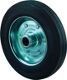 Ersatzrad D.80mm, NW-Nr.: 3000275325 Trgf.50kg Gum.Achs-D.12mm, Nabenl.40mm Breite 30mm