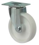 Lenkrolle D.80mm, NW-Nr.: 3000275400 Trgf.125kg Ku.Platte, L104xB80mm 104x80mm  