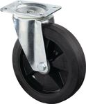 Lenkrolle D.125mm Trgf.150kg VG Platte L115xB85mm BS ROLLEN