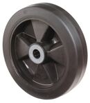 Ersatzrad D.100mm Trgf.140kg Gum.schwarz Achs-D.12mm Nabenl.40mm BS ROLLEN