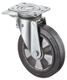 Schwerlastlenkrolle, NW-Nr.: 3000275479 D.200mm Trgf.450kg, Totalfesteller Elastikgummi 138x110mm