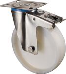 Lenkrolle D.125mm Trgf.130kg m.Festst.Ku.95x80mm BS ROLLEN
