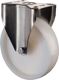 Bockrolle D.200mm Trgf.300kg Ku.Platte L129xB106mm BS ROLLEN
