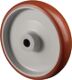 Ersatzrad D.80mm Trgf.100kg PU Achs-D.12mm Nabenl.40mm BS ROLLEN