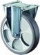 Bockrolle D.160mm, NW-Nr.: 3000275595 Trgf.200kg, thermopl.Ku.Platte L135xB110mm BS ROLLEN