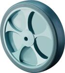 Ersatzrad D.160mm, NW-Nr.: 3000275603 Trgf.200kg Gum.grau, Achs-D.20mm Nabenl.60mm BS ROLLEN  