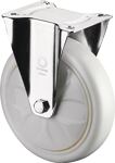 Bockrolle D.125mm Trgf.450kg Ku.Platte L135xB110mm Farbe Rl.weiß BS ROLLEN