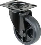 Lenkrolle D.100mm Trgf.110kg Ku.Platte L104xB80mm BS ROLLEN