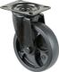 Lenkrolle D.125mm Trgf.120kg Ku.Platte L104xB80mm BS ROLLEN