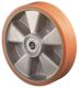 Ersatzrad D.125mm, NW-Nr.: 3900275662 Trgf.250kg Guß-PU, Achs-D.15mm Nabenl.40mm BS ROLLEN
