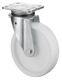 Schwerlast-Lenkrolle D.100mm Trgf.350kg Ku.Platte L105xB85mm BS ROLLEN