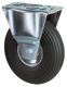 Luftrad D.200mm Trgf.75kg, NW-Nr.: 3000275804 Bockrolle m.Platte, Rillenprofil BS ROLLEN