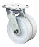 Lenkrolle D.100mm Trgf.800kg Polyamidrad Platte 150x110mm