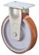 Schwerlast-Bockrolle D.85mm Trgf.800kg Guß-PU Platte L190xB175mm BS ROLLEN