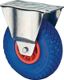Bockrolle D. 400 mm Trgf. 200 kg pannensicher, Kunststoff Platte 150x150mm