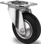 Lenkrolle D.200mm, NW-Nr.: 3000276004 Trgf.205kg VG Platte, L135xB110mm PROMAT   