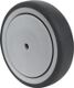 Ersatzrad D.100mm Trgf.100kg Gum.grau Achs-D.8mm Nabenl.36mm PROMAT