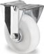 Bockrolle D.125mm, NW-Nr.: 3000276070 Trgf.250kg PA Platte, L105xB80mm PROMAT