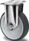 Bockrolle 100mm 135kg TPE Gleitlager VA 77x67mm PP PROMAT