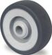 Ersatzrad D.50mm Trgf.50kg TPE grau Achs-D.6mm Nabenl.22mm PROMAT