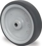 Ersatzrad D.100mm Trgf.100kg TPE grau Achs-D.8mm Nabenl.36mm PROMAT