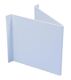 Winkelschild L148xB148mm, NW-Nr.: 3000277614 blanko weiß f., Folienschilder Ku.