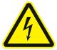 Warnzeichen ASR A1.3/DIN, NW-Nr.: 3000277650 EN ISO 7010 200mm Warnung, vor Spannung Ku. Ku.