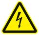 Warnzeichen ASR A1.3/DIN, NW-Nr.: 3000277651 EN ISO 7010 200mm Warnung, vor Spannung Folie Folie