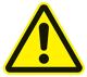 Warnzeichen ASR A1.3/DIN, NW-Nr.: 3000277652 EN ISO 7010 200mm Warnung, vor Gefahrenstelle Ku. ASR A1.3/DIN EN ISO 7010, Kunststoffschild