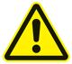 Warnzeichen ASR A1.3/DIN, NW-Nr.: 3000277653 EN ISO 7010 200mm Warnung, vor Gefahrenstelle Foli ASR A1.3/DIN EN ISO 7010, Folie selbstklebend
