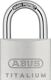 Zylindervorhangschloss 64TI/40 Schlosskörper-B.40mm Titalium versch.-schl.ABUS