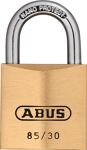 Zylindervorhangschloss 85/30 gl Schlosskörper-B.30mm MS gl.0402 ABUS