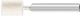 Filzpolierstift D10xH15mm 6mm Filz ZYA PFERD