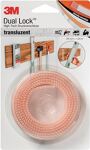 Druckverschluss Dual Lock High Tech transl.L.1,25m B.25mm Rl.3M