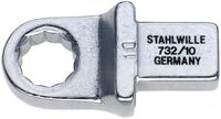 Ringeinsteckwerkzeug 732/10 10 SW 10mm 9x12mm CR-A-STA STAHLWILLE