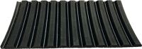 Gummibreitriefenmatte B.1,2m L.10m D.3mm schwarz Typ 5/4 NR/SBR ITES