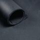 Sportbodenbelag B.1,25m L.10m D.6mm schwarz NR/SBR o.Gewebeeinlage