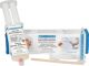 Epoxyd-Minutenkleber Kleber/Mischdüse/Holzspatel/Handschuhe transp.Set WEICON