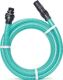 Saugschlauch-Garnitur RAUSPIRALFLEX ID 22mm transp.grün 2,6mm L.7m Rl.REHAU