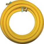 Pressluftgarnitur gelb Gummi 3/4Zoll D.19mm L.20m m.Kupplung 20bar Preis/RL