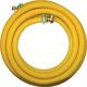 Pressluftgarnitur gelb Gummi 3/4Zoll D.19mm L.20m m.Kupplung 20bar Preis/RL