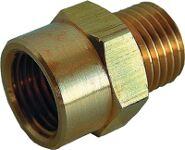 Doppelgewindenippel MS AG G 1/8 IG G 1/4 EWO