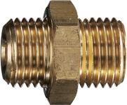 Doppelgewindenippel MS AG G 1/4xG 3/8 Zoll EWO
