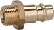 Stecknippel MS blk Stecker DN 7,2 AG G 1/2 Zoll PROMAT